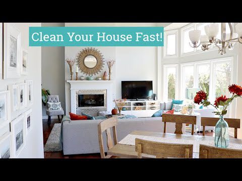 كيف تنظفين منزلك بسرعة ؟